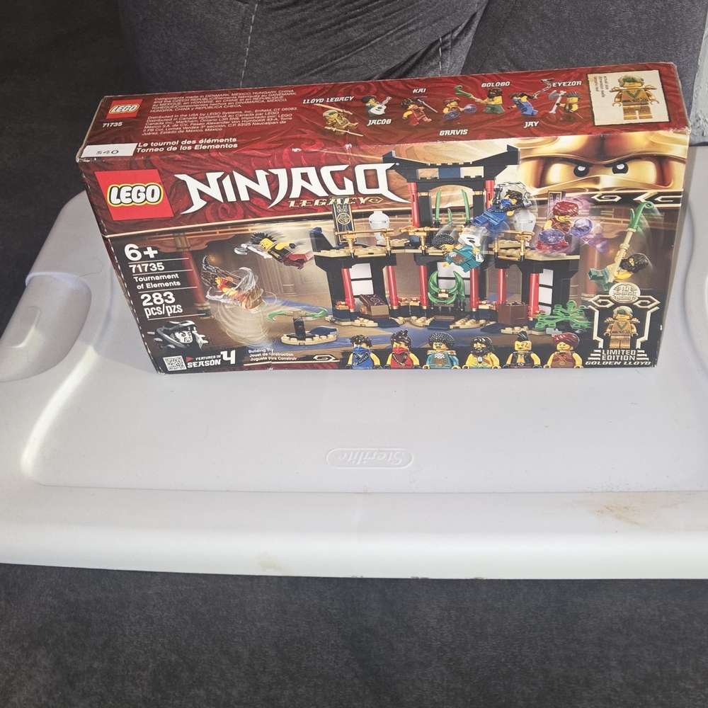 Lego Ninjago Red and Yellow Building Set